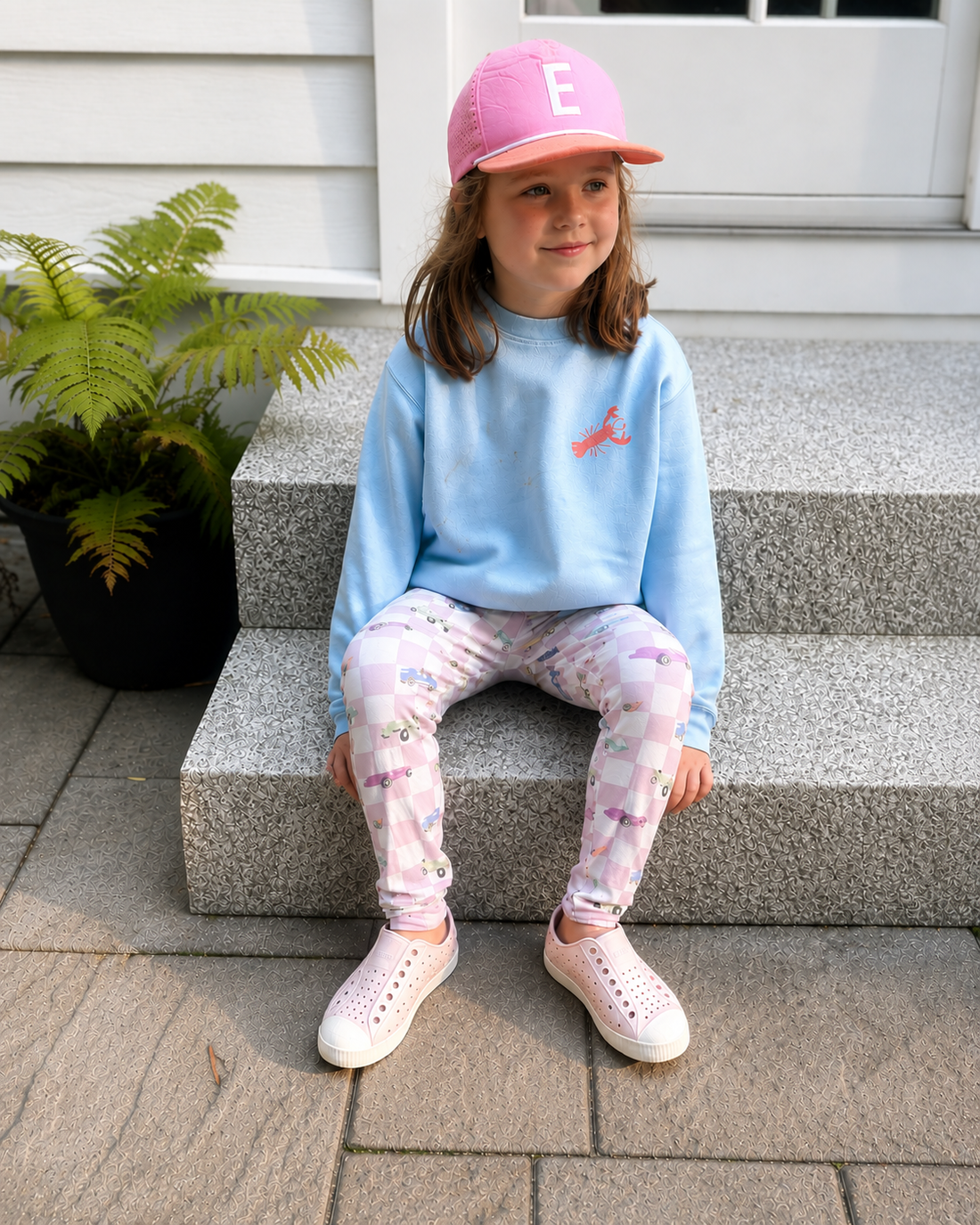 Lobster Crewneck Sweatshirt - Light Blue