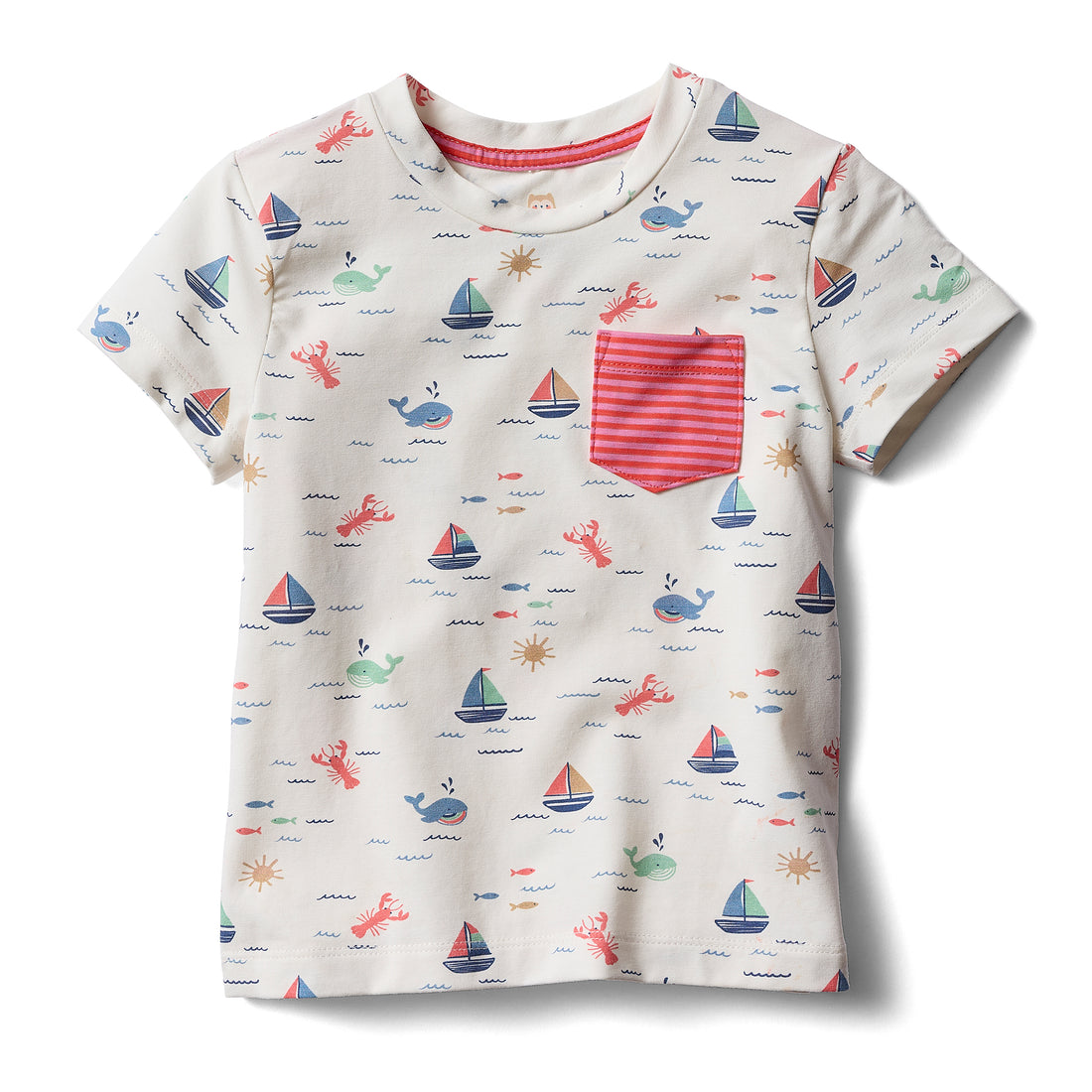 Jogger Set - Casco Bay Coral Stripe