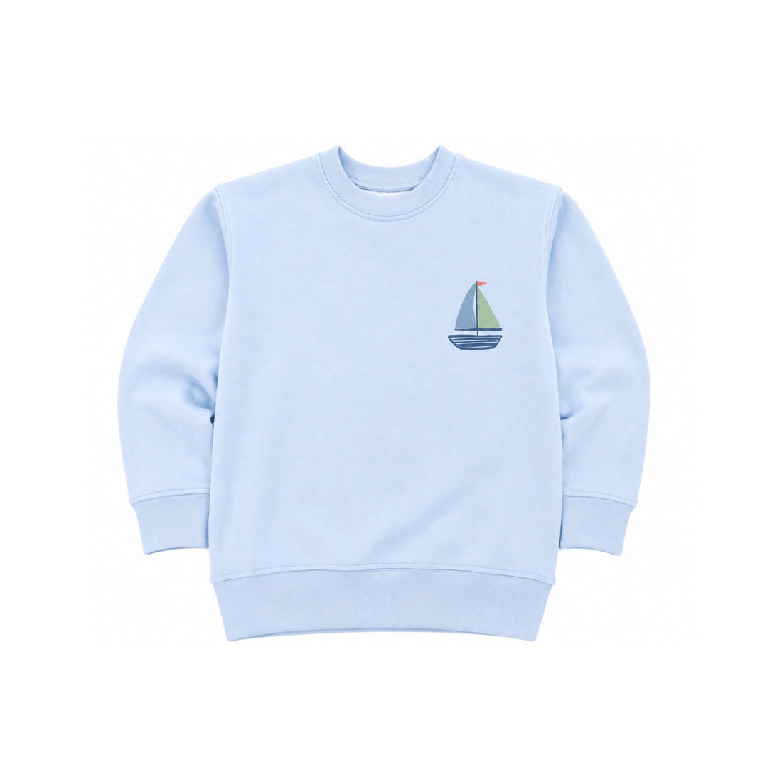sailboat crewneck sweatshirt - light blue